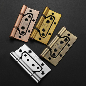 Charnière de meuble 4 pouces en acier inoxydable 201, montage en surface, antirouille, quincaillerie pour porte en bois massif - Product Image 1