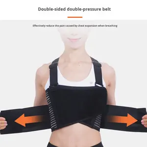 <span class=keywords><strong>Ceinture</strong></span> de fixation de côtes de Protection professionnelle orthèse de côtes thoraciques Compression réglable respirante <span class=keywords><strong>ceinture</strong></span> de soutien de côtes entièrement élastique - Product Image 1