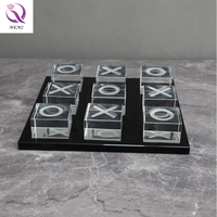 Jeu d'échecs XO de luxe léger Accessoires de table pour la maison Autres décorations pour la maison