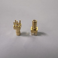 Conector SSMB-JE de Diseño Personalizado, Conector de Montaje en PCB, Conector SSMB Macho Chapado en Oro