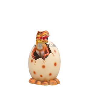 Modèle d'œuf de dinosaure artificiel en fibre de verre personnalisé pour l'amusement, Chuangying CY-AD-3, capteurs de position infrarouges - Product Image 1