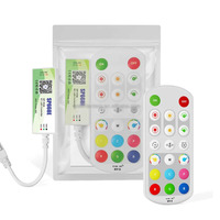 Contrôleur de bande LED intelligente RGB IC avec synchronisation musicale, effets dynamiques DIY, application Bluetooth, DC5-24V SPI SP668E