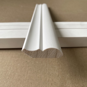 High Quality White Primed Pine Cove Molding Wood Trim For Hotel Apartment Wall <b>Ceiling</b> Transition Builder Supply Interior Use - Product Image 5