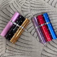 KT-1202 Senter LED Mini Bentuk Lipstik Bahan Plastik Warna Putih Portabel untuk Pesta Keluarga Hadiah Grosir Pasokan Massal