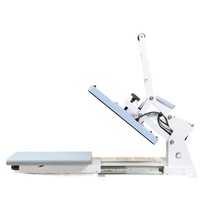Presse à chaud DTF manuelle Millantech Wholesale Pro Clamshell 40x60cm bleu clair pour transfert numérique sur T-shirt
