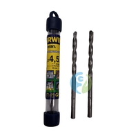 Foret multifonctionnel en carbure cémenté à tige cylindrique 4,5x85mm, lame en forme d'arc, pour béton et maçonnerie