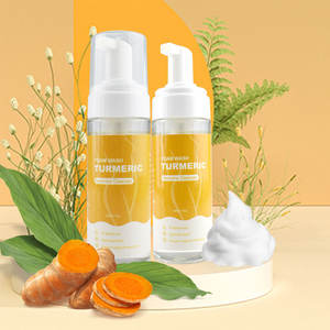 Zerdeçal köpük yıkama zerdeçal yüz yıkama zerdeçal köpük temizleyici tüm cilt derin temizlik nemlendirici cilt için - Product Image 1