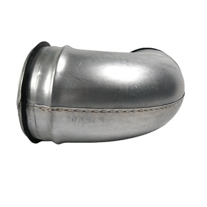 Coude de conduit de <span class=keywords><strong>climatisation</strong></span> central en acier galvanisé à 90 degrés à haute étanchéité avec joint en caoutchouc - Product Image 4