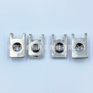 Shuangxuan Clip à ressort M6 M8 pour fixation de plaque d'immatriculation, base en U ouverte, attache métallique, pièce automobile - Product Image 2
