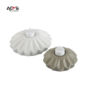 Jarrón al por mayor, <span class=keywords><strong>barato</strong></span>, de cerámica mate, portavelas para decoración de hoteles y hogares, elegante tazón decorativo de sobremesa para hoteles y decoración del hogar. - Product Image 5