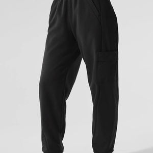 <span class=keywords><strong>Pantalones</strong></span> Deportivos Casuales Cálidos de Forro Polar con Cintura Elástica y Bolsillos Laterales para Otoño e Invierno - Product Image 2