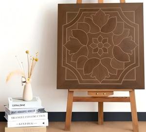 <span class=keywords><strong>Carrelage</strong></span> en porcelaine effet <span class=keywords><strong>parquet</strong></span> bois gaufré Blaze Build 600x600 9mm Mat Motif floral géométrique pour sol <span class=keywords><strong>et</strong></span> mur avec garantie de 5 ans - Product Image 2