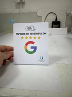 Cartes plastiques professionnelles NFC en PVC pour avis clients