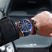 Custom OEM Montre Quartz Homme Acier Inoxydable Sport Business Décontracté Luxe Lumineux Analogique Ronde Étanche Bracelet