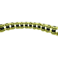 Chaîne de moto Gold Custom Link Count 520HV-120L, chaîne à rouleaux de transmission de haute qualité et durable pour pièces de moto