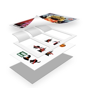 Tarjetas de Juego Personalizadas de Fábrica, Halloween, Impresión Digital de 3 Ventanas, Papel Recubierto HD, Boletos con Sistema de Desprendimiento - Product Image 1