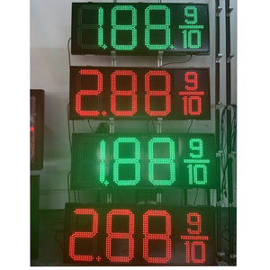 Panneaux LED de prix de carburant à télécommande RF, affichage numérique de <span class=keywords><strong>compteur</strong></span> de station-service, panneaux pylon, affichage numérique de prix LED, fournisseur fiable - Product Image 2