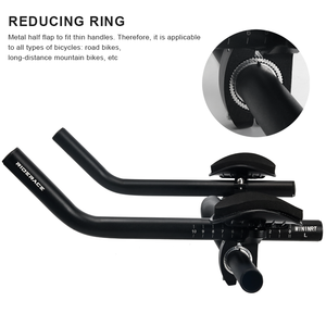 RIDERACE Bike Rest TT Handlebar Aero <strong>Bars</strong> for Triathlon Time Trial Tri <strong>Bars</strong> Aluminium Alloy MTB Road Bicycle Handle <strong>bar</strong> Aerobars - Product Image 2