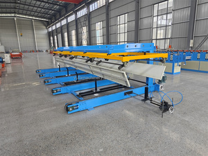 Apilador automático para embalaje de chapa de techo de acero Industria DE LA CONSTRUCCIÓN Máquina de embalaje Cojinete Motor Bomba Caja de cambios Mesa receptora - Product Image 3