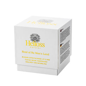 Vela de vidrio esmerilado AIKUN, tarro de cera de soja, vela con aroma de amor con tapa dorada para boda ritual de Iglesia - Product Image 5