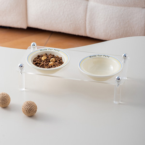 Accessoires <span class=keywords><strong>pour</strong></span> animaux de compagnie en gros Doe, <span class=keywords><strong>bol</strong></span> en céramique UFO anti-choc, <span class=keywords><strong>bol</strong></span> personnalisé <span class=keywords><strong>pour</strong></span> chien et <span class=keywords><strong>chat</strong></span> <span class=keywords><strong>avec</strong></span> support - Product Image 5
