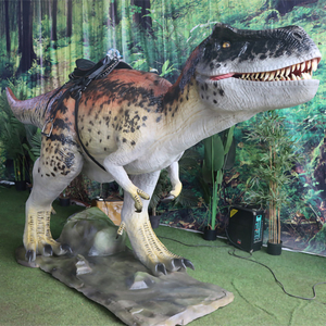 Dinosaurio Raptor de 4 Metros para Montar, Equipo Realista para Centros Comerciales y Parques de Aventuras, Juguete de Plástico para Interiores/Exteriores - Product Image 4