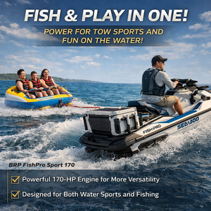 Nouveau modèle 2026 – <span class=keywords><strong>Jet</strong></span> <span class=keywords><strong>ski</strong></span> Sea-Doo FishPro Sport 170 de 170 CV pour 3 pilotes avec système audio, idéal pour la pêche - Product Image 1