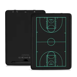 カスタム11インチロゴラグビーコーチ歓迎デジタルボード液晶ライティングタブレットサッカースポーツコーチボードメモパッド