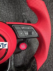 Volant en fibre de carbone personnalisé pour Audi RS Series RS3 RS4 RS5 RS6 <span class=keywords><strong>RS7</strong></span> S3 S4 S5 Old B8 Series A8 R8 Q7 Q5 - Product Image 3