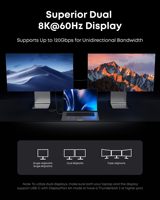 Câble Anker A84N1 Prime Thunderbolt 5 USB-C vers USB-C 240W Charge rapide Transfert de données 80 Gbps Vidéo 16K Câble tressé pour ordinateur portable