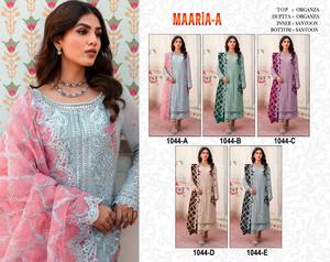 Organza lourd avec séquence de broderie Fonctionne avec le costume Salwar pakistanais Moti Stone à un prix abordable - Product Image 6