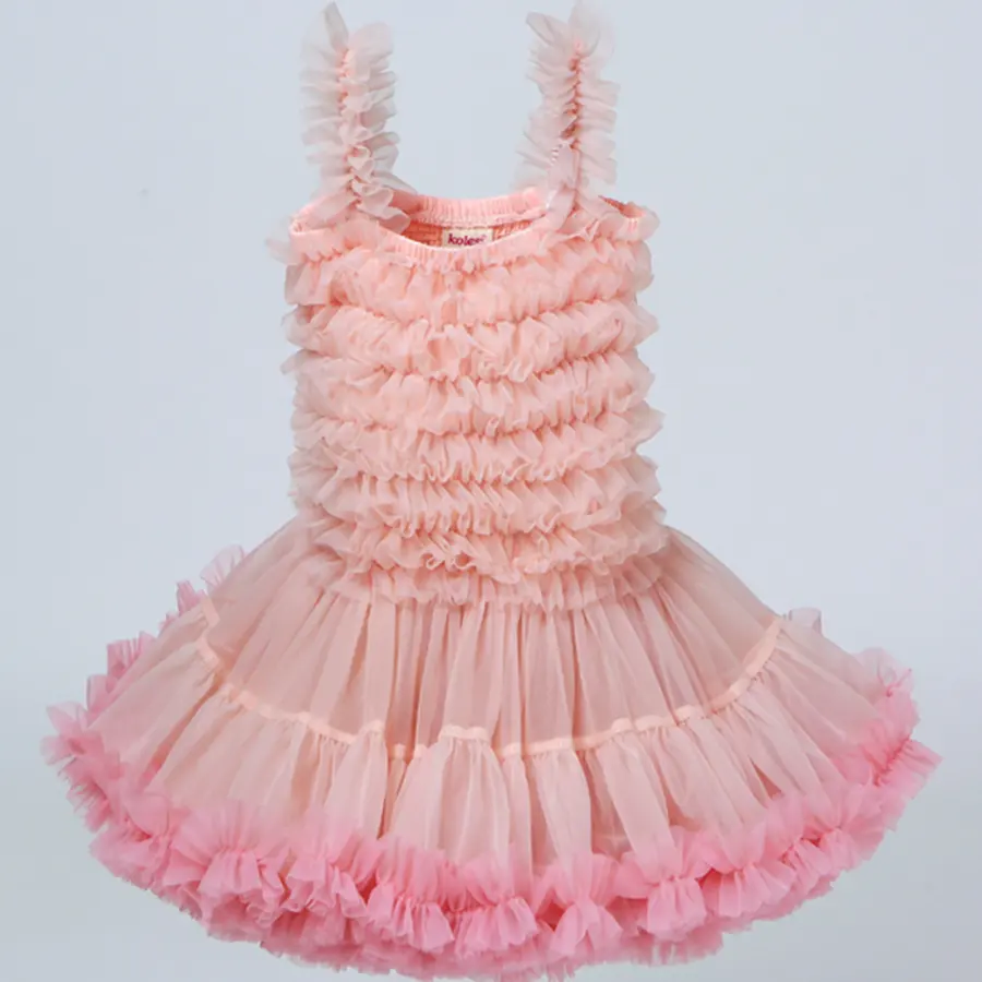 Модная красивая детская одежда, милые стильные платья-пачки для маленьких девочек