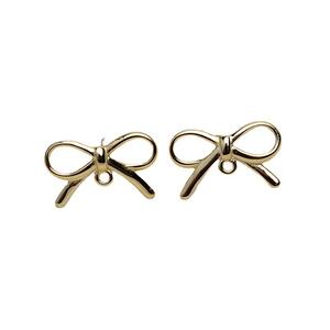 Boucles d'oreilles en argent S925 pour femmes, nœud papillon, baroque, cache-trou décoratif, anneau d'ouverture d'oreille ouverte 4120, accessoires de bijoux - Product Image 5