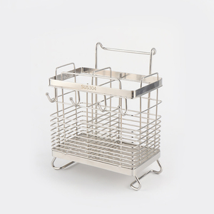 간편 조작 식기 건조대 스테인리스 랙 정리대 싱크대 식기 건조대 - Product Image 1