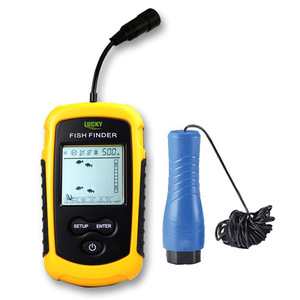 Détecteur de poissons portable Sonar de pêche sur glace <span class=keywords><strong>Sondeur</strong></span> sonore Alarme Transducteur <span class=keywords><strong>Sondeur</strong></span> de pêche 0,6-100m Écholocalisateur de pêche - Product Image 2