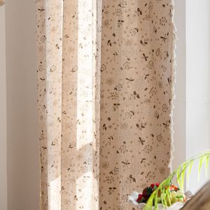 Rideaux Bohèmes Floraux DaiRui avec Pompons, Motif Botanique Champêtre, Filtrant la Lumière, à Oeillets ou à <span class=keywords><strong>Passe</strong></span>-<span class=keywords><strong>Tringle</strong></span> pour Chambre à Coucher - Product Image 3