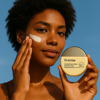 50ml jaune couleur personnalisée en plastique crème solaire emballage pot conteneur bouteille de voyage