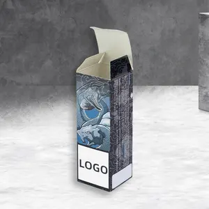 फैक्टरी आपूर्ति कस्टम लोगो फोल्डिंग कार्टन 0.5 मिलीलीटर 1 मिलीलीटर कार्ट पेपर पैकेजिंग छोटे कागज उपहार बॉक्स कैंडी मीठा पैकिंग बॉक्स