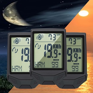 Computadora para Bicicleta 3 en 1, Monitor de Velocidad, Cadencia y Frecuencia Cardíaca, Inalámbrico, Impermeable, Pantalla en Inglés, Odómetro de Ciclismo, Material ABS - Product Image 3