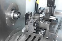 Mini tour CNC à lit incliné LC-15 GSK ou système Syntec avec structure à lit plat horizontal à axe C