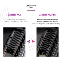Dissipateur thermique pour disque dur NVMe M.2 2280 avec alliage d'aluminium pour ordinateur de bureau et PS5, dissipation rapide de la chaleur