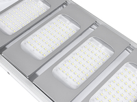 Installation facile, tout-en-un, 120W, panneau solaire monocristallin en silicium LED, éclairage de rue, IP66, construction en alliage d'aluminium, télécommande, 3 ans de garantie