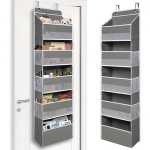Over the Door <b>Storage</b> Organizer With 5 Large Pockets <b>Collapsible</b> Door Hanging Organizers and <b>Storage</b> for Cosmetics Toys Sundries - Product Image 3