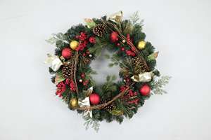 Guirnalda Navideña Colgante de Pared Personalizada de PVC Ecológica, Decoración Navideña para el Hogar, Guirnalda Navideña Artificial - Product Image 3