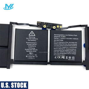 Stock américain 11.4v 83.6Wh batterie d'ordinateur portable A1953 pour <span class=keywords><strong>Mac</strong></span> <span class=keywords><strong>Book</strong></span> <span class=keywords><strong>Pro</strong></span> Retina <span class=keywords><strong>15</strong></span> "A1990 batterie mi <span class=keywords><strong>2018</strong></span> 2019 EMC 3215 3359 batterie au lithium - Product Image 3