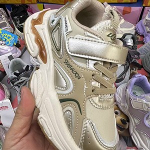 Scarpe Sportive per Bambini <span class=keywords><strong>e</strong></span> Bambine, Leggere con Suola in EVA Antiscivolo, Primavera-Autunno, Chiusura <span class=keywords><strong>a</strong></span> Bottone Rotante, Superficie in Rete, 4-6 Anni - Product Image 4