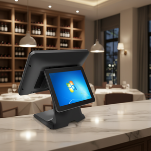 Terminal Punto de Venta Todo en Uno con Doble Pantalla Táctil de 15 y 15.6 Pulgadas, 512GB, WiFi 6, Windows 11 - Product Image 1