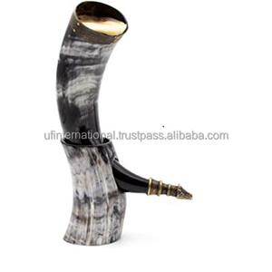 Meilleure Qualité De Viking Corne À Boire Stand Authentique et Coupe Des Aliments Sains Pas de Fuites Nordique Boire de La Bière pour Offre Spéciale - Product Image 5
