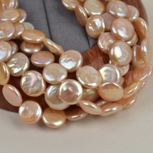 Joyería de Perlas de Agua Dulce Púrpura Barrocas con Botones Dorados, Perlas Sueltas Naturales de Alta Luminosidad para Accesorios de Bricolaje, Tamaño de Orificio Personalizado - Product Image 3