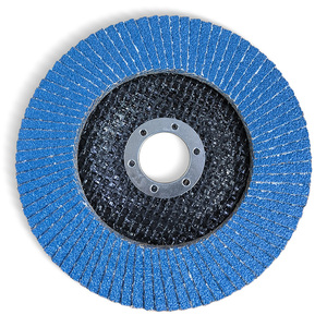 Disque à lamelles en zircone bleue 115/22 mm, haute dureté, coupe plus rapidement, dure plus longtemps, disques à lamelles standard A/O, métal, OEM personnalisable - Product Image 2